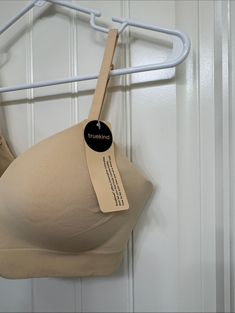 NWT Truekind Stretch Seamless Supportive Comfort Wireless Shaping Bra - Nude - Picture 3 of 9